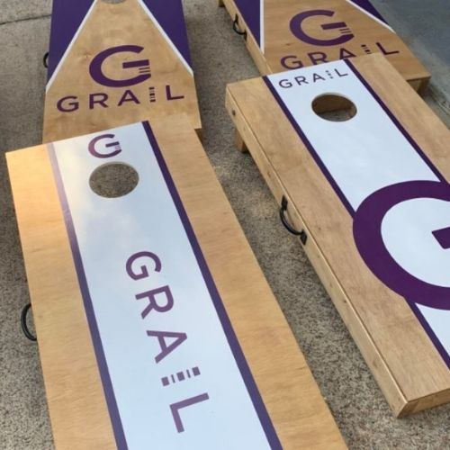 Grail-Custom-Cornhole-For-Companies Custom Corporate Boards